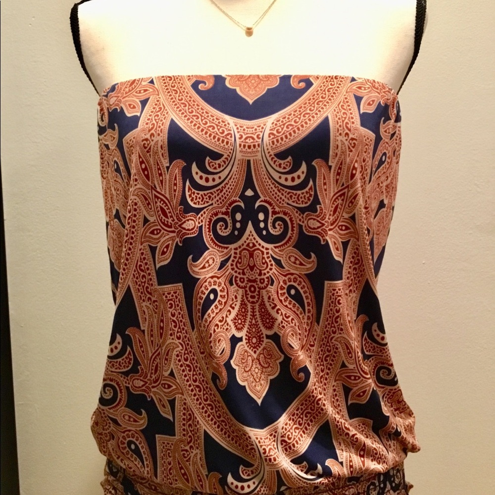 Multi Printed Tube Top